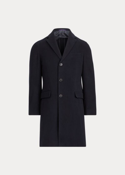 Ralph Lauren Wool-Cashmere Frakke Herre Danmark (JVNYQ0357)